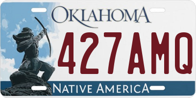 OK license plate 427AMQ