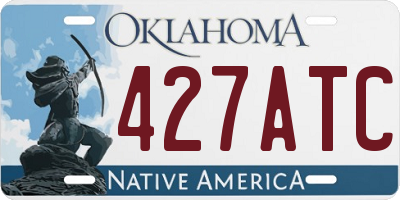 OK license plate 427ATC