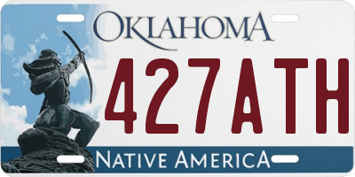 OK license plate 427ATH