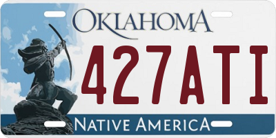 OK license plate 427ATI