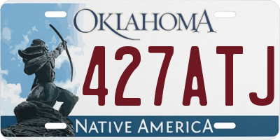 OK license plate 427ATJ
