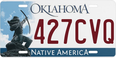 OK license plate 427CVQ