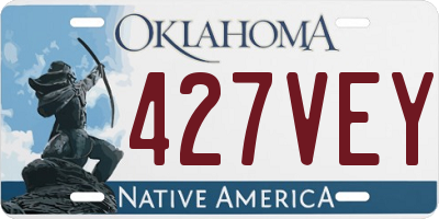 OK license plate 427VEY