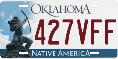 OK license plate 427VFF