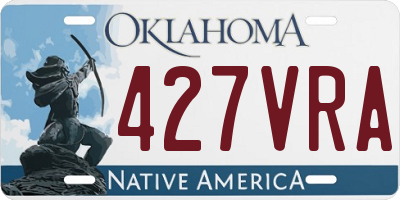 OK license plate 427VRA