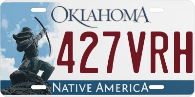 OK license plate 427VRH