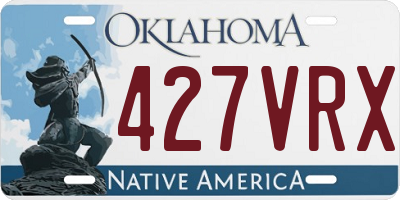 OK license plate 427VRX