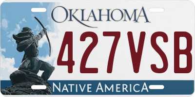 OK license plate 427VSB