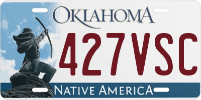 OK license plate 427VSC