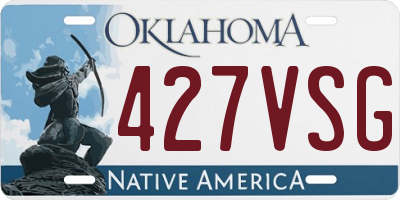 OK license plate 427VSG