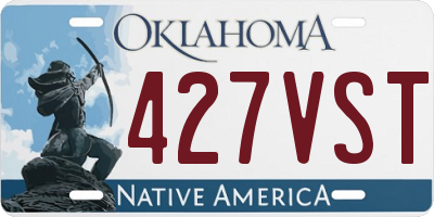 OK license plate 427VST