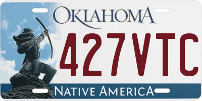 OK license plate 427VTC