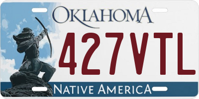 OK license plate 427VTL