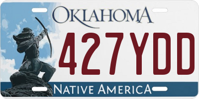 OK license plate 427YDD