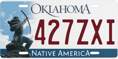OK license plate 427ZXI