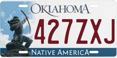 OK license plate 427ZXJ