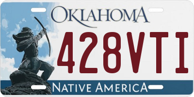 OK license plate 428VTI