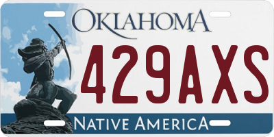 OK license plate 429AXS