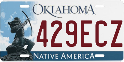OK license plate 429ECZ