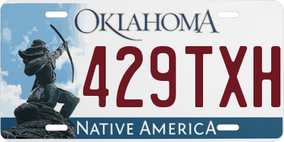 OK license plate 429TXH