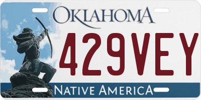 OK license plate 429VEY