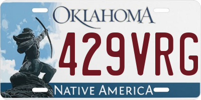 OK license plate 429VRG
