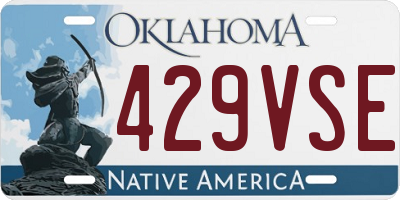 OK license plate 429VSE