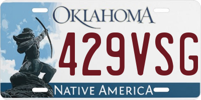 OK license plate 429VSG