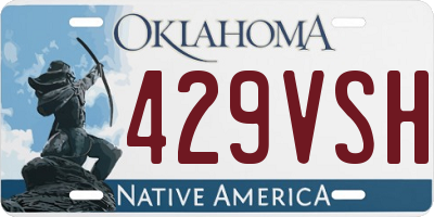 OK license plate 429VSH