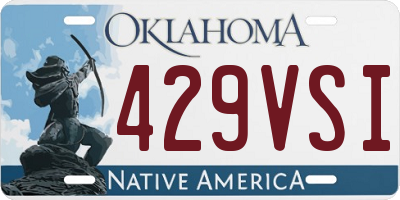 OK license plate 429VSI