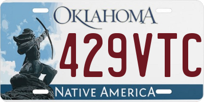 OK license plate 429VTC