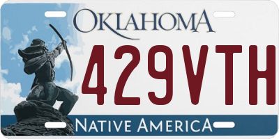 OK license plate 429VTH