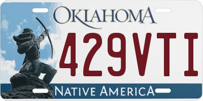 OK license plate 429VTI
