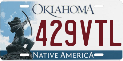 OK license plate 429VTL