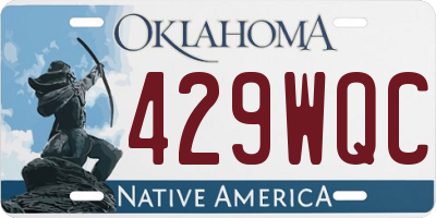 OK license plate 429WQC