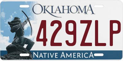 OK license plate 429ZLP