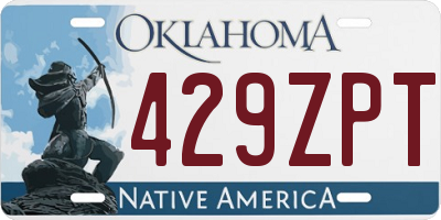 OK license plate 429ZPT