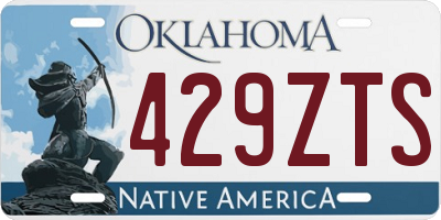 OK license plate 429ZTS