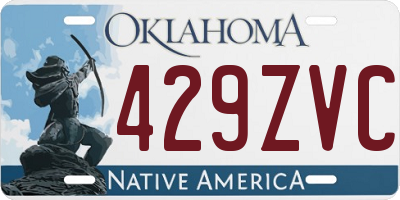 OK license plate 429ZVC