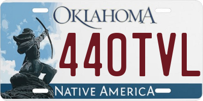 OK license plate 440TVL