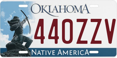 OK license plate 440ZZV