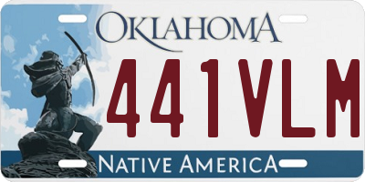 OK license plate 441VLM