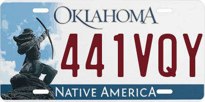 OK license plate 441VQY