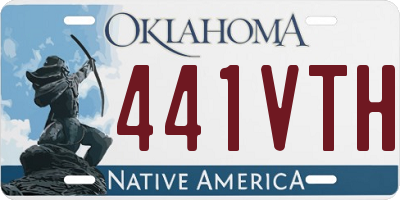 OK license plate 441VTH