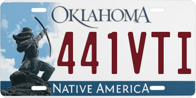 OK license plate 441VTI