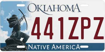 OK license plate 441ZPZ
