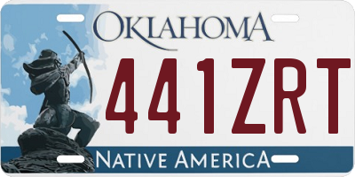 OK license plate 441ZRT