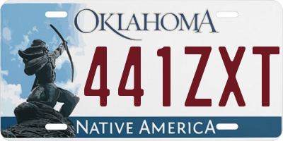 OK license plate 441ZXT