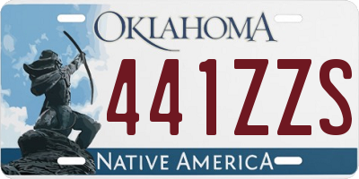 OK license plate 441ZZS