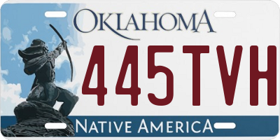 OK license plate 445TVH